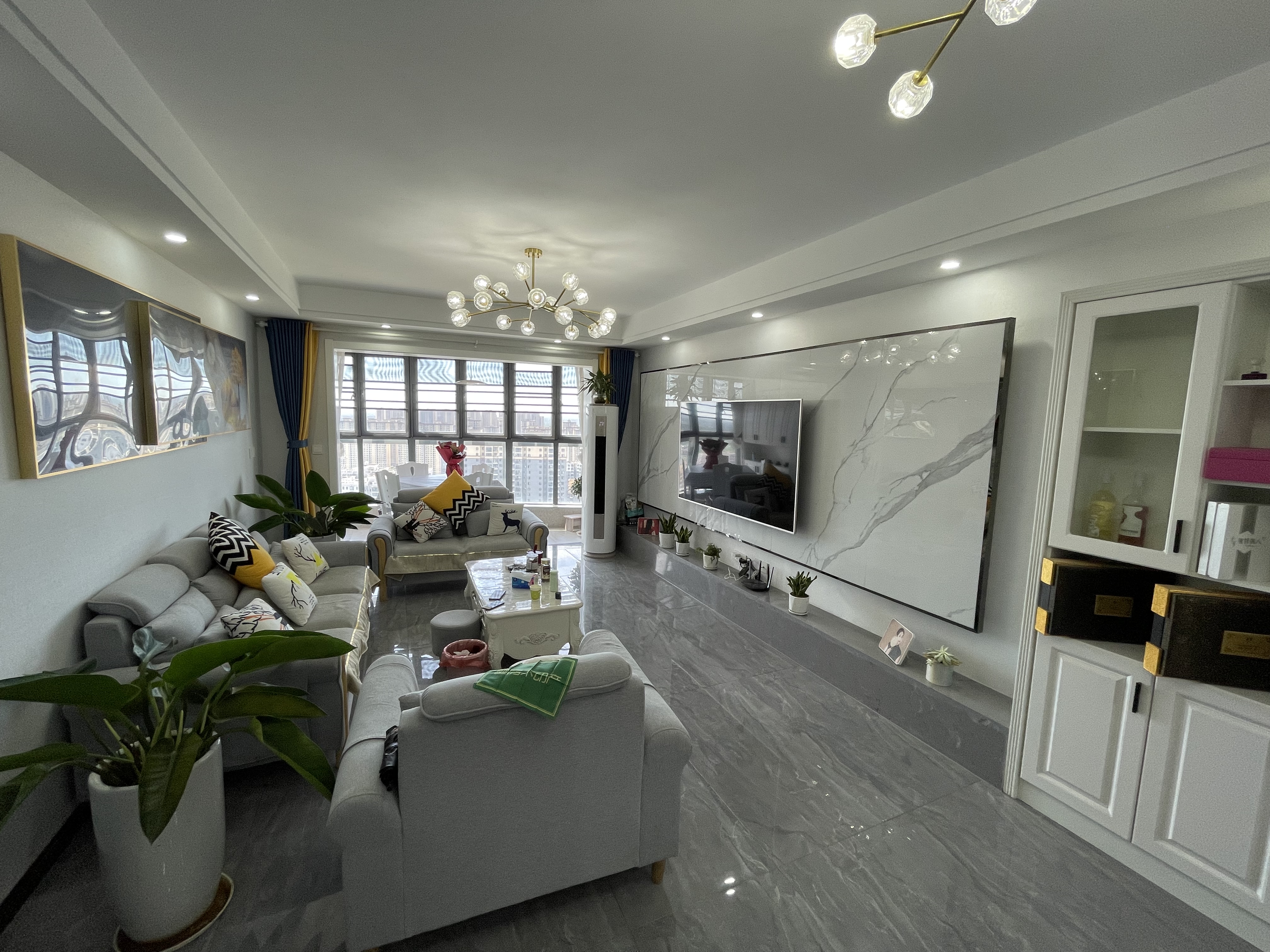 福星城双阳台精装修家电齐全直接可以住视野广阔