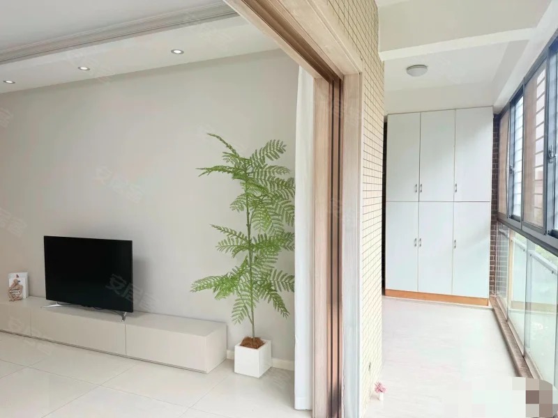 中央华府，9.5成新，精装四房两卫，电梯小高层，单嫁4字头，中间楼层