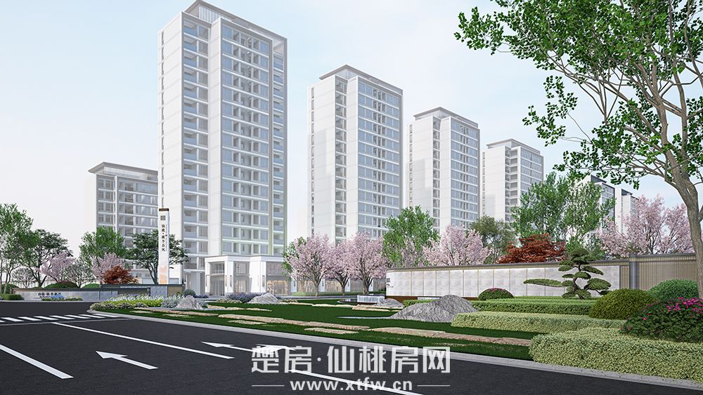 仙桃绿城·桃李春风效果图