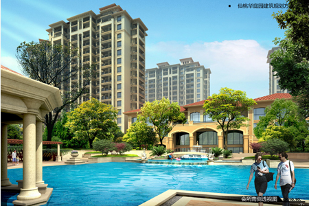 綠地華庭會所透視圖