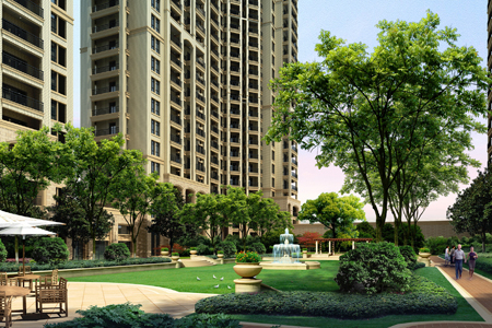 綠地華庭景觀透視圖