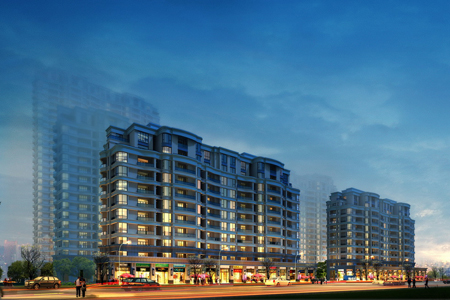 公园世家透视图