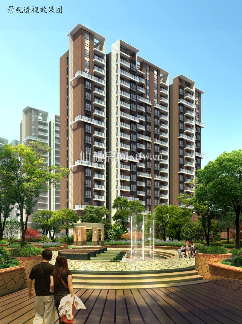 山河·天仙水岸效果图