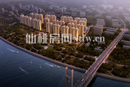 春天桃花源鸟瞰图