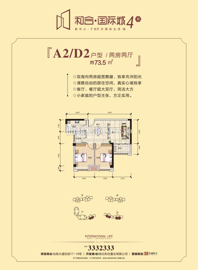 和合·国际城四期A2D2