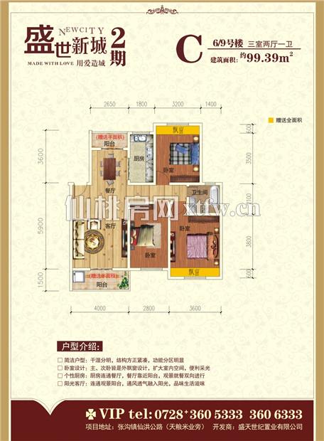盛世新城2期C户型