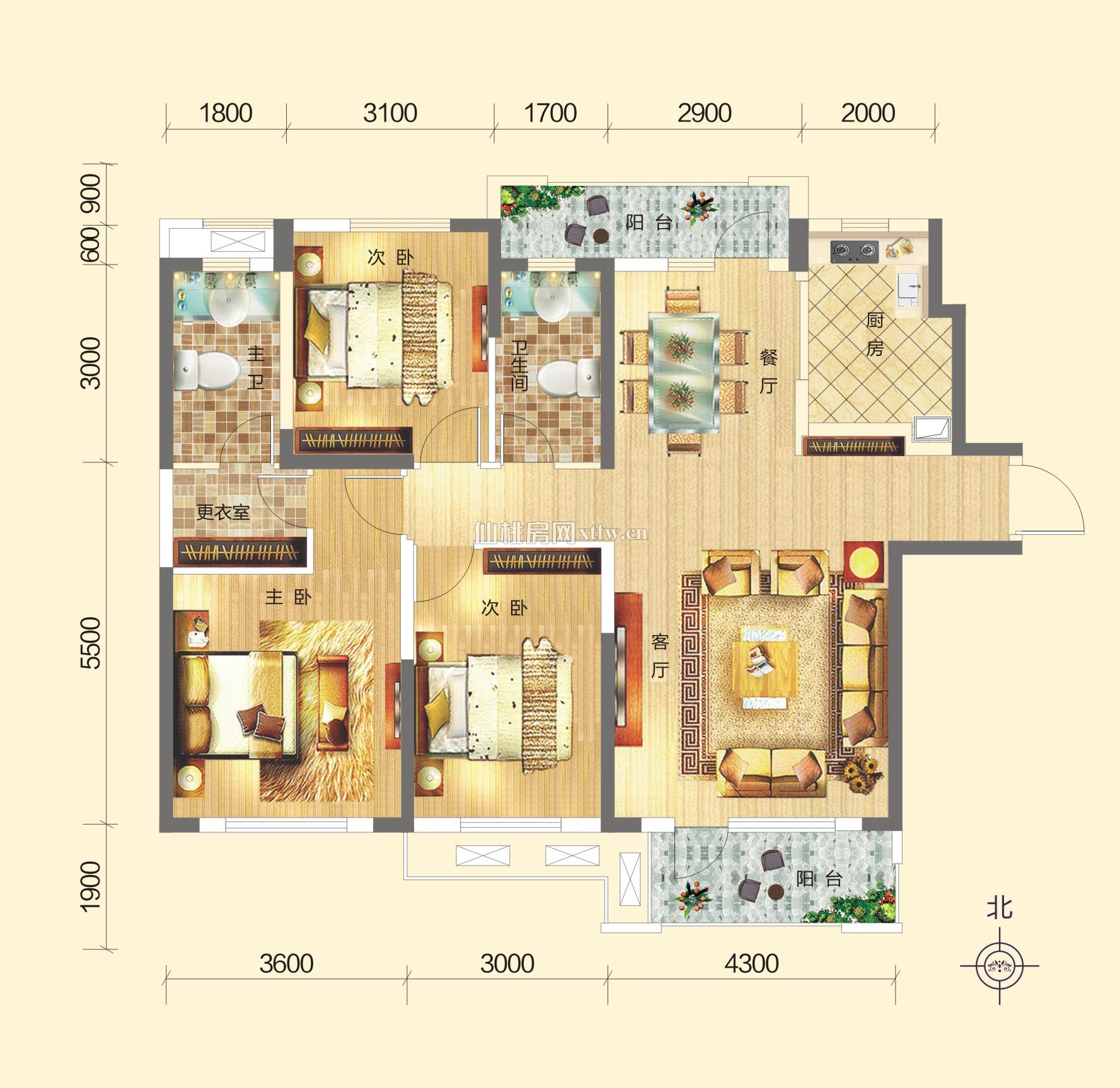 满庭春MOMΛ商铺19-H户型