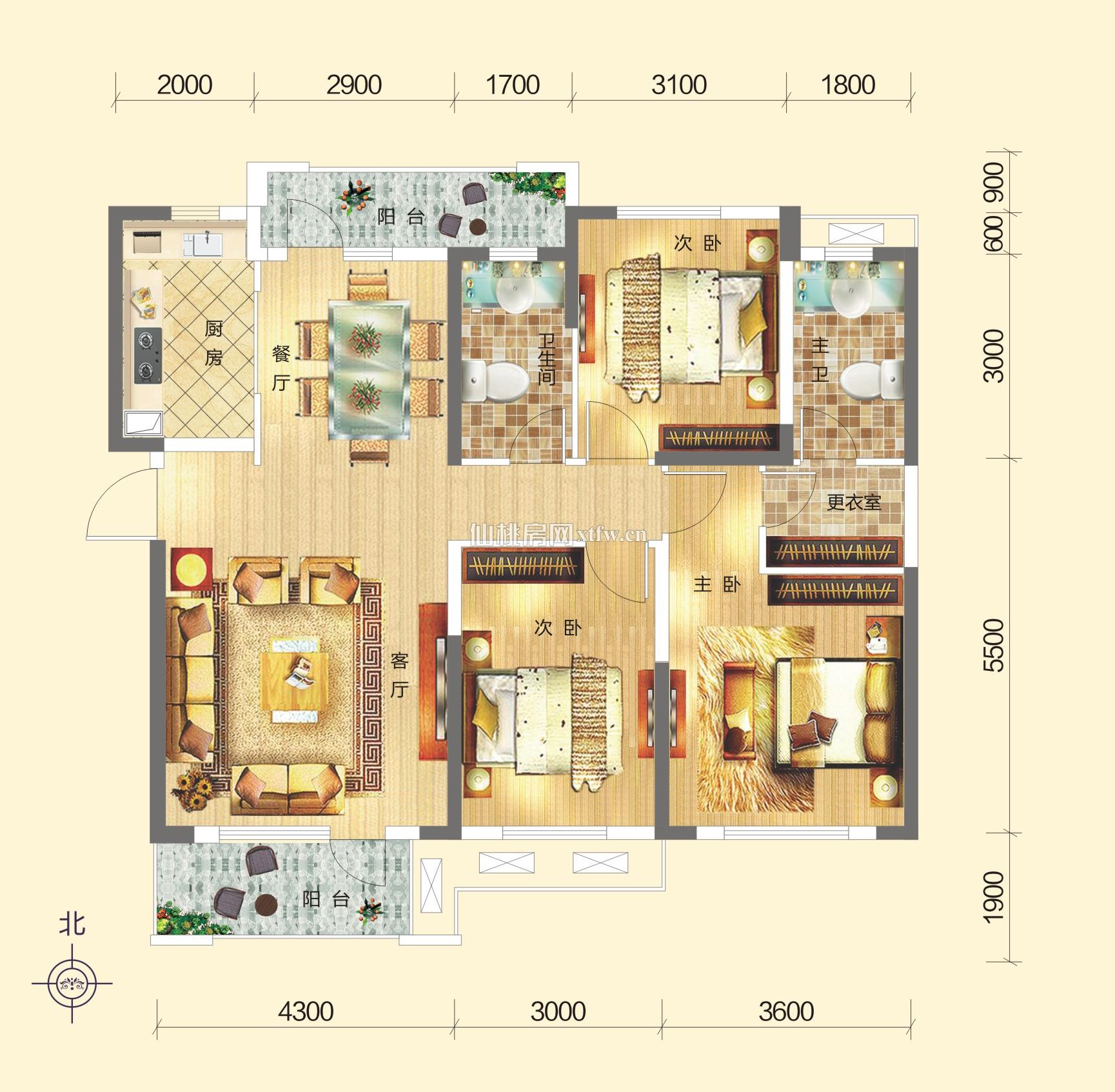 满庭春MOMΛ商铺19-H1户型