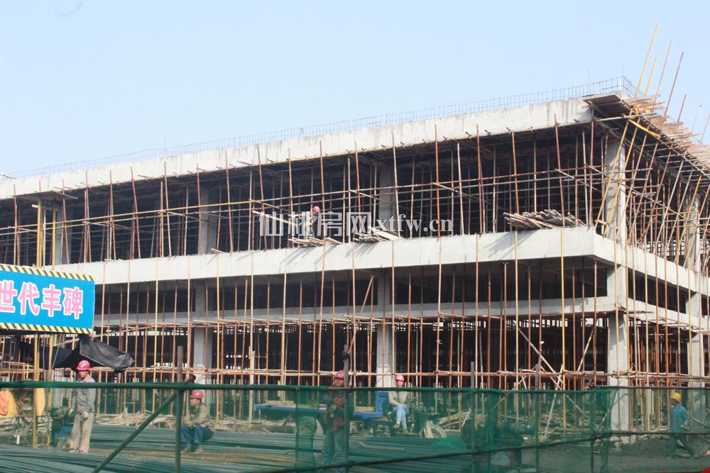 黄金建材家居大市场工程进度