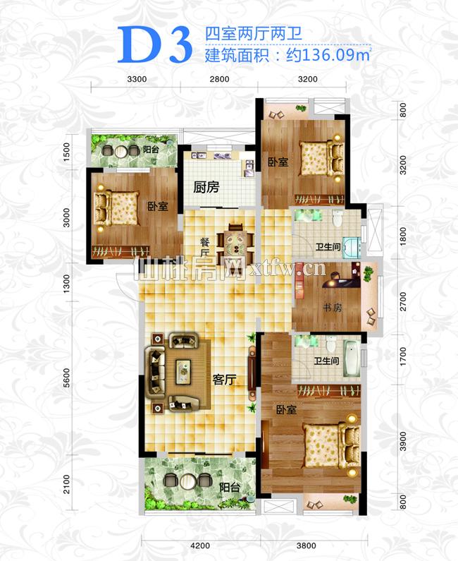 星城国际·沔阳公馆D3