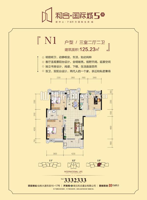 和合·国际城四期n1-13