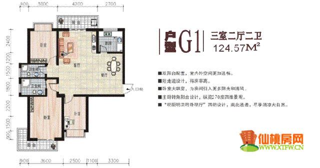 天下·城市星座一期户型1