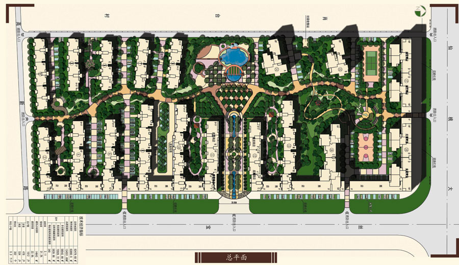 世纪雅园一期园林图