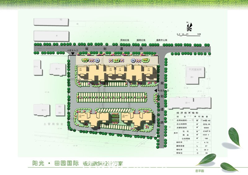 阳光·田园国际总平面图