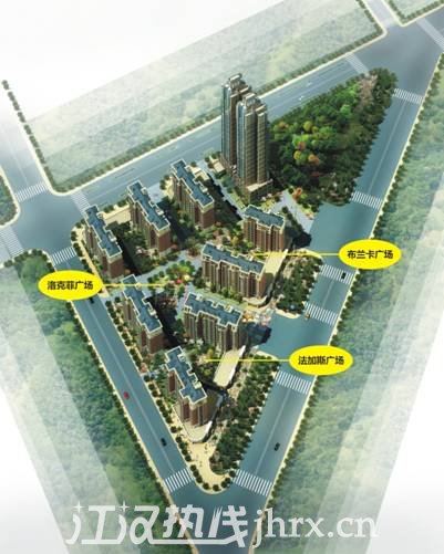 现代明珠新城·加州国际鸟瞰图