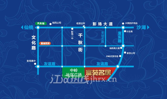 富苑名居区位图