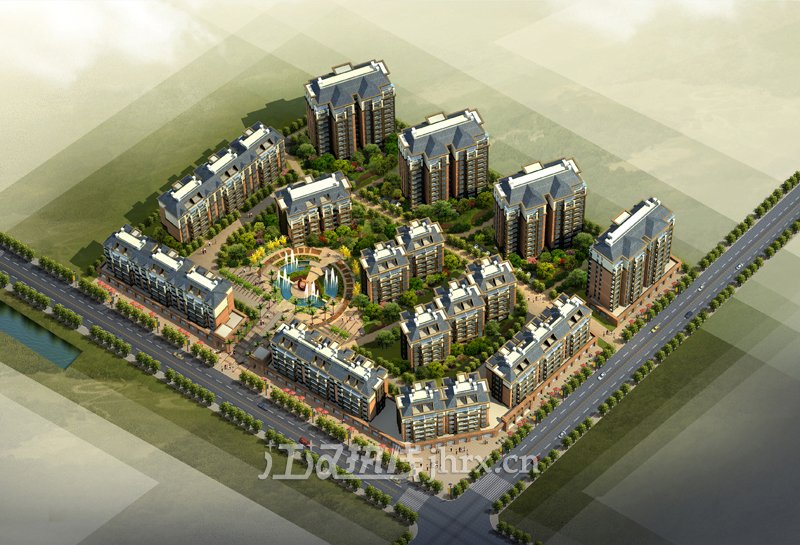 金色华府鸟瞰图