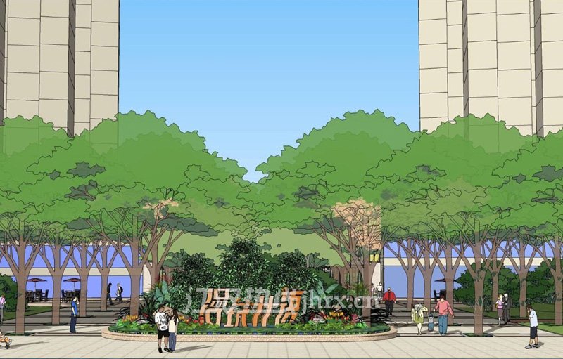 社区入口LOGO景