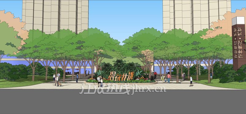 社区主入口效果图2