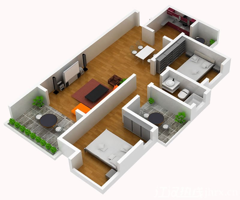 银信·御景名邸户型图