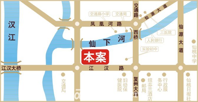 金色港湾区位图