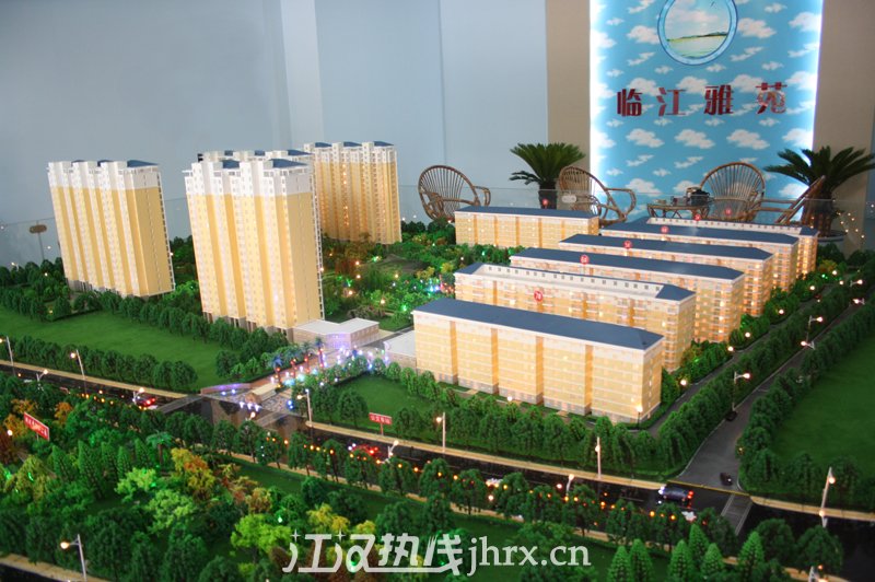 临江雅苑沙盘整体图