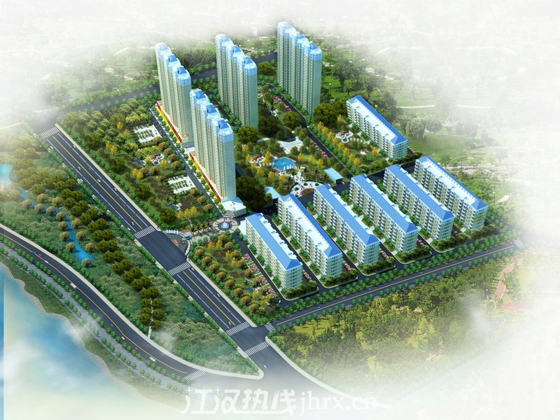 临江雅苑鸟瞰图