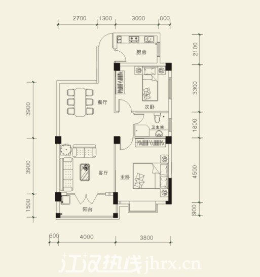 日月山庄·学府俊园户型图