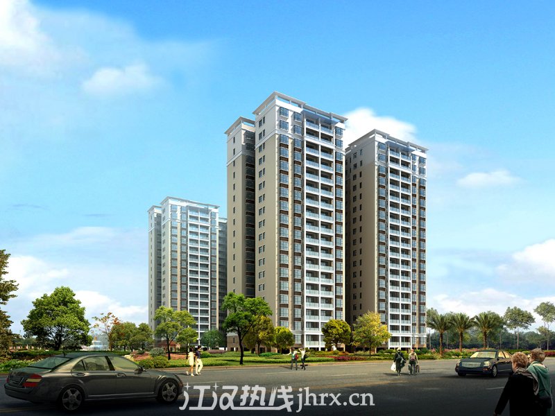 日月山庄·学府俊园临街效果图