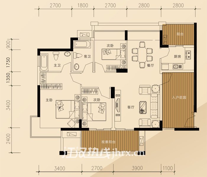 圣淘沙·国际花园B栋121.25