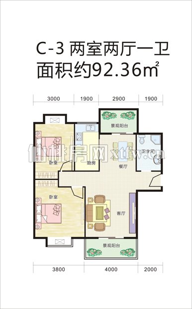 易居·尚城C3户型