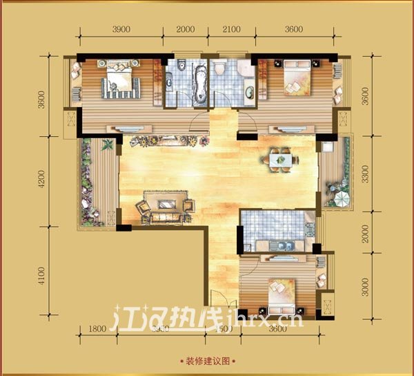 香岸华府二期4a户型