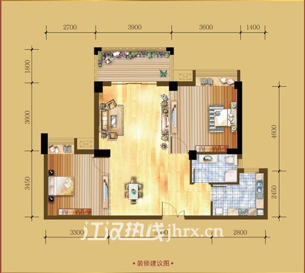 香岸华府二期4b户型