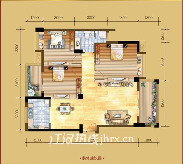 香岸华府二期4c户型