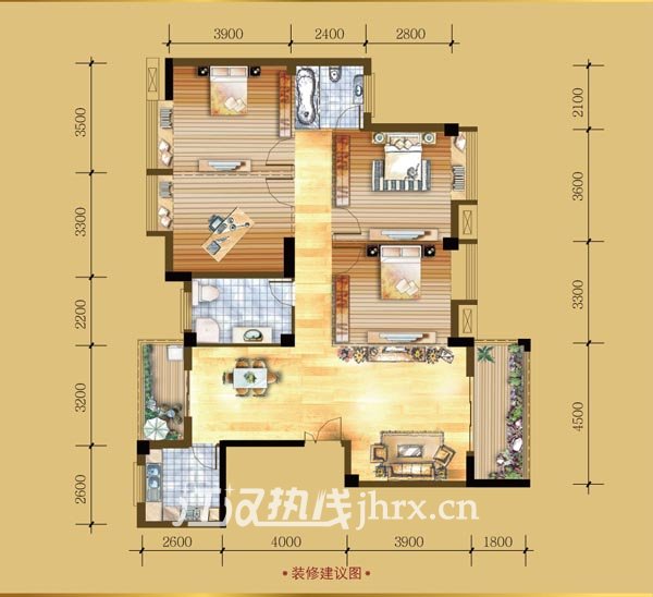 香岸华府二期6b户型