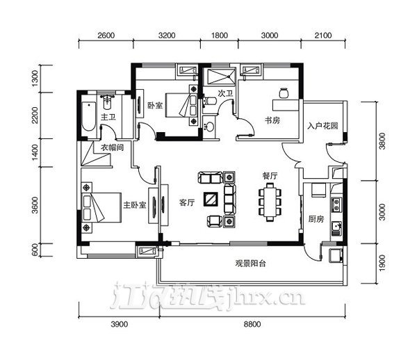 仙桃·福星城C3户型
