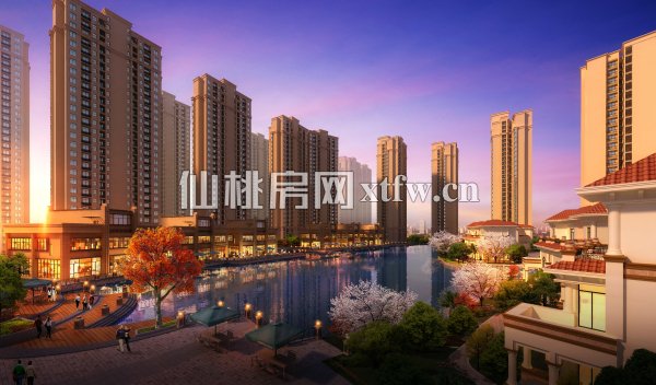 现代森林国际城商铺效果图