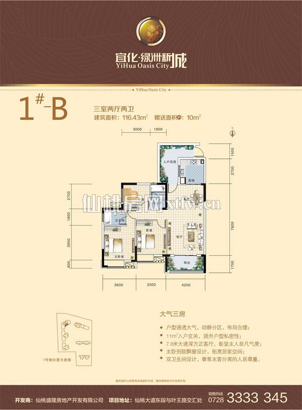 宜化·绿洲新城1#-B