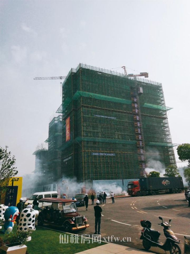 恭贺观澜府35#喜封金顶 美好生活渐入家境