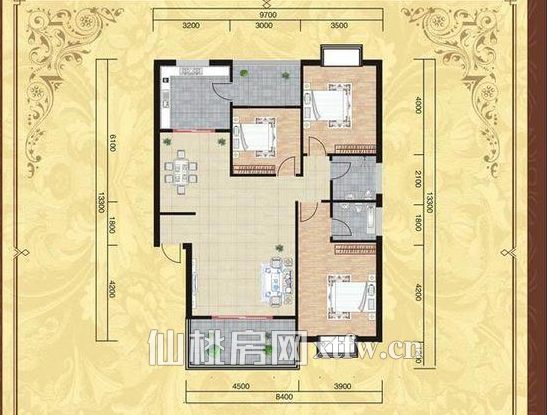 城南江汉名居精品步梯复式楼地中海风格带供暖可按揭