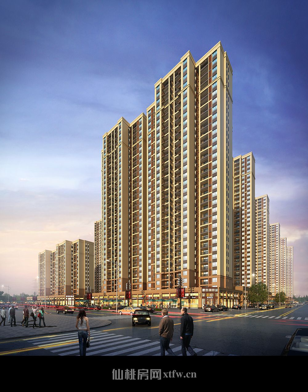 满庭春MOMΛ·当代城沿街效果图