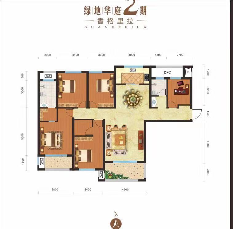 香格里拉一手现房，楼层可选，首付三层，价格优！