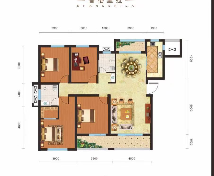 香格里拉一手现房，楼层可选， 付三层，价格优！