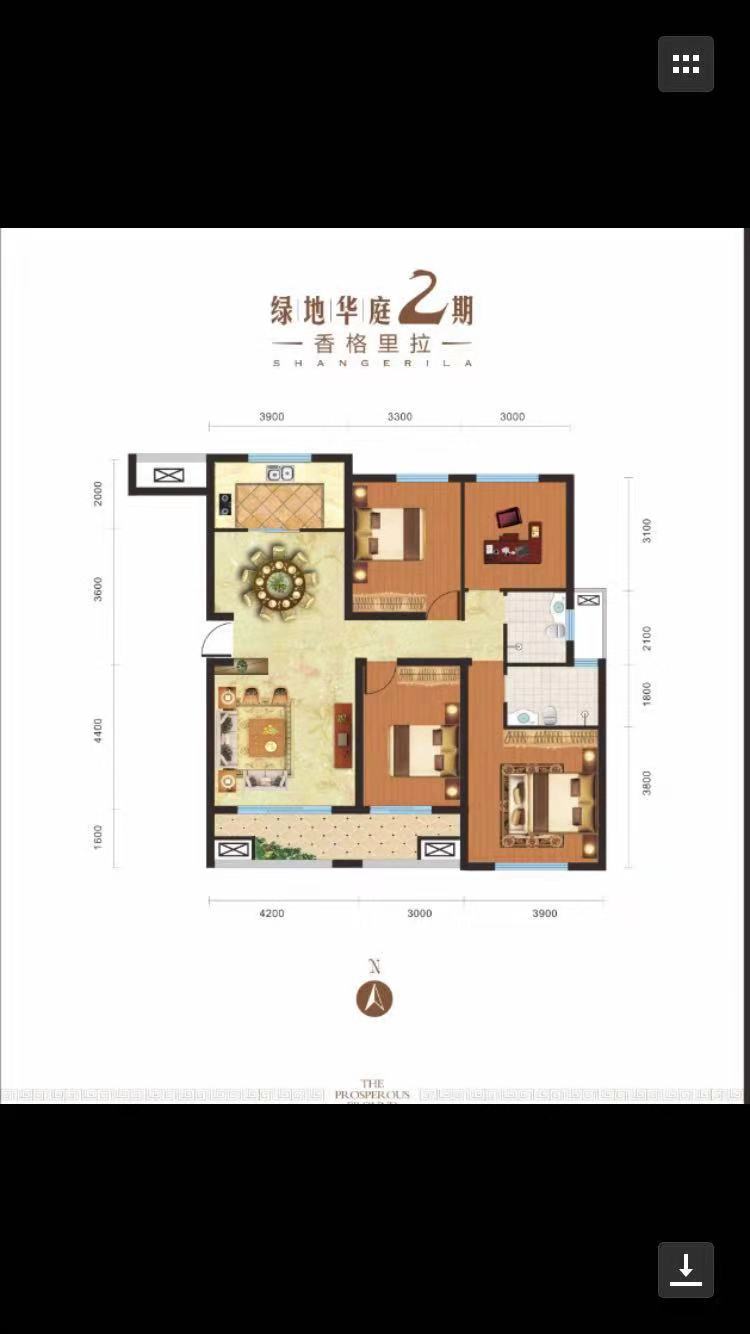 香格里拉一手现房，楼层可选， 付三层，价格优！