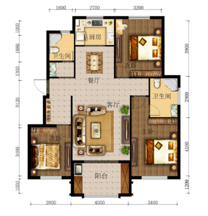 城南新区花园电梯洋房一梯两户公摊低一手新房无中介费