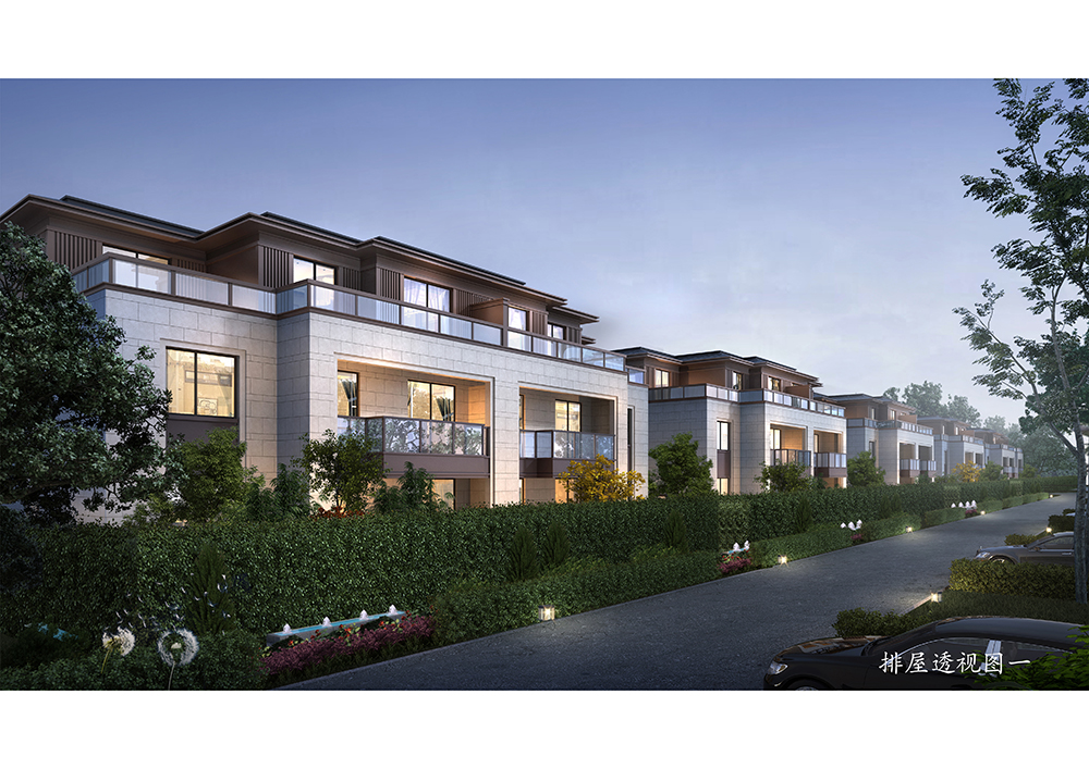 排屋透视图