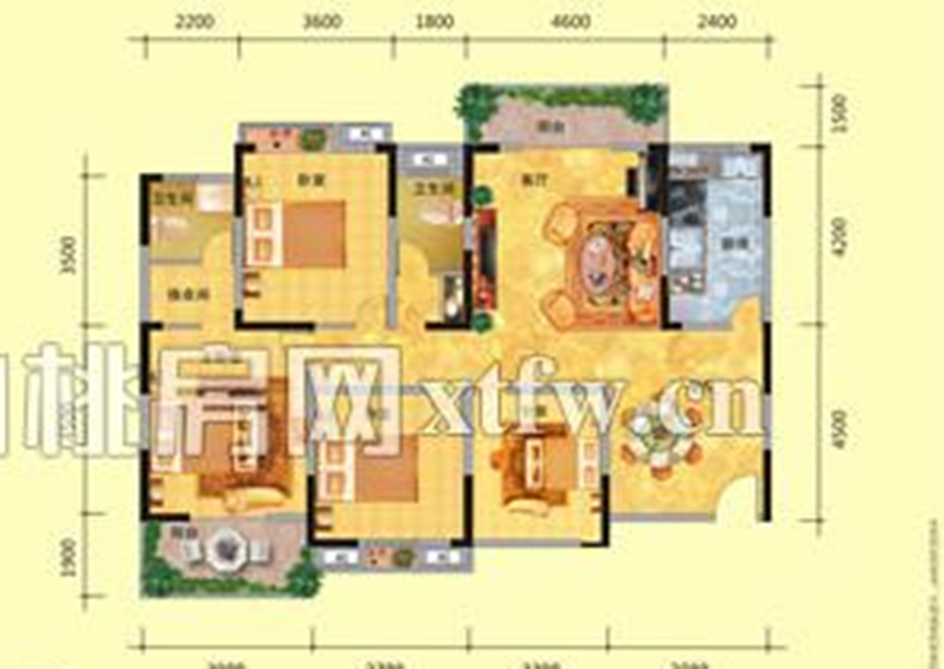 新城壹号新出装修大四房　地段好　单价只要6400　证满2　速看哦
