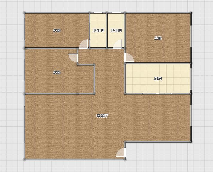 仙桃 附近宏大小区步梯好楼层精装三房诚心出售。