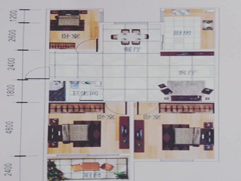 老农贸~实景现房 价3600元/平105平/121平证件齐全大证已下 付6万起天然气\水电已进户