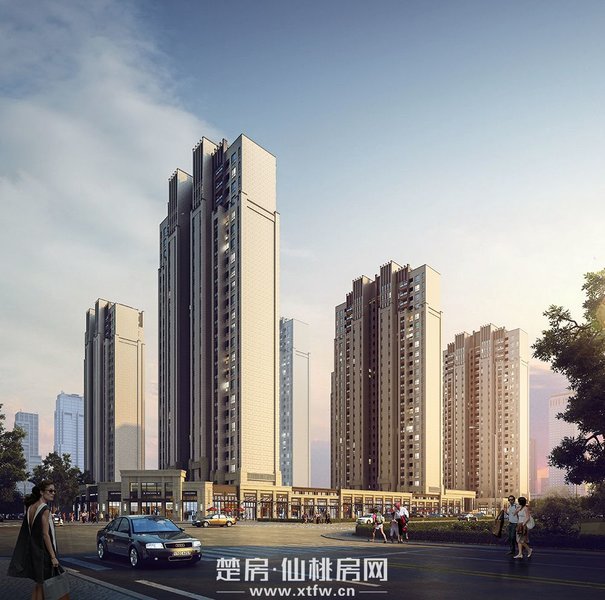 城西三校环绕沔阳悦府就读实验二小单价5300元/m²起 付可两成买房即送车位先到先得